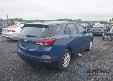 2024 Chevrolet Equinox Fwd Ls из США, поврежденный, VIN 3GNAXHEG3RL131421